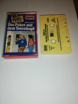 TKKG Folge 4 Das Paket mit dem Totenkopf Gelb 515721.8 Europa(Kleines Fenster)